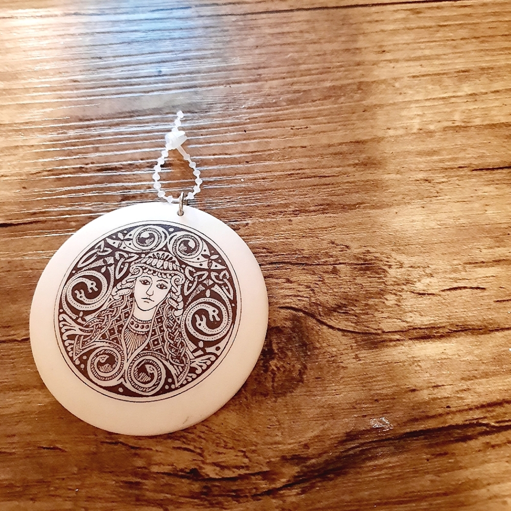 Clay Buddha Pendant Charm for Necklace
